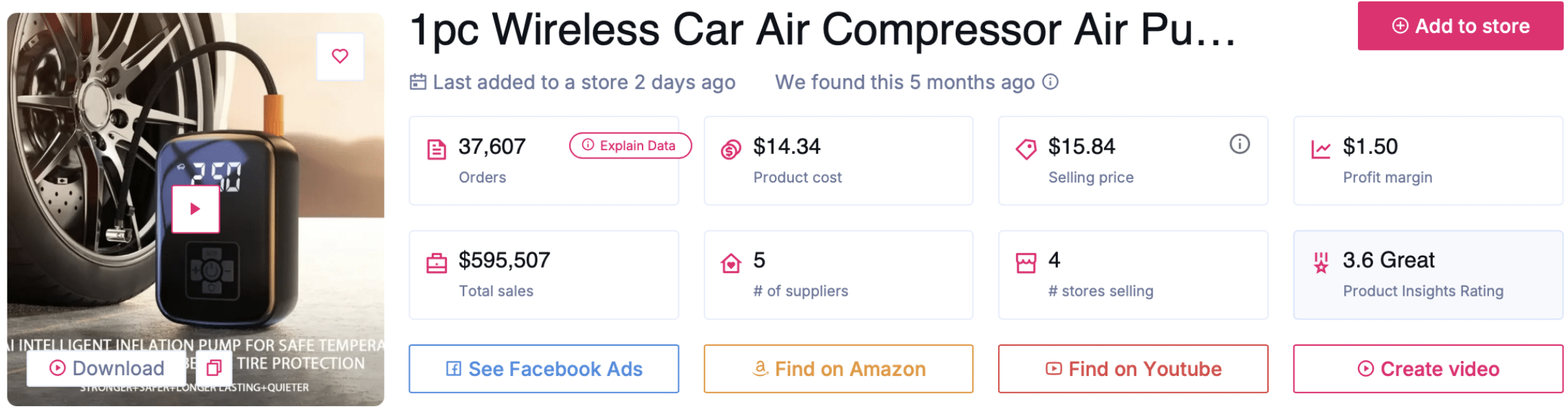 Wireless Air Compressor Air Pump